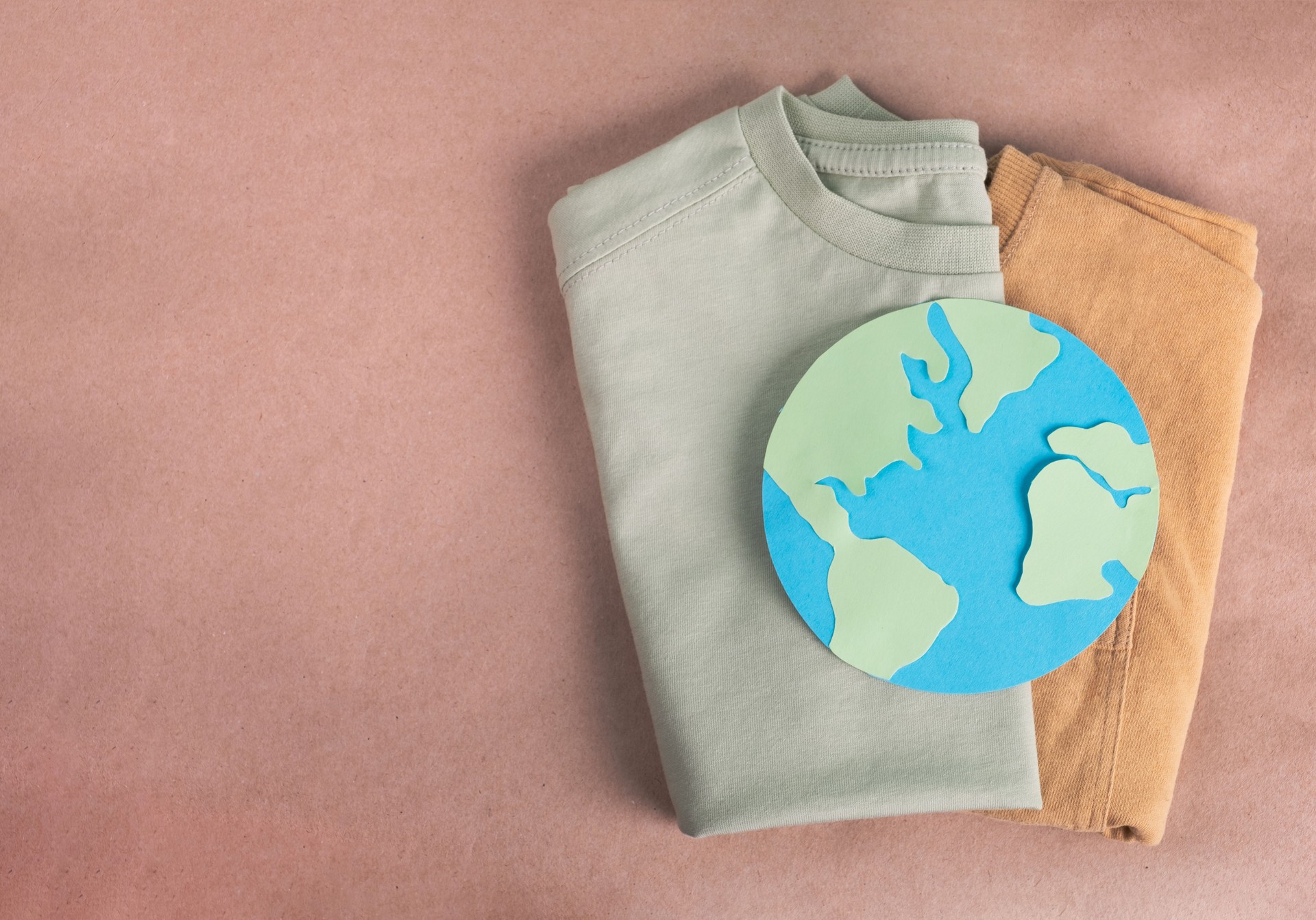 Recycling clothes concept.